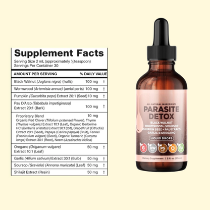 Wormwood Black Walnut Parasite Detox